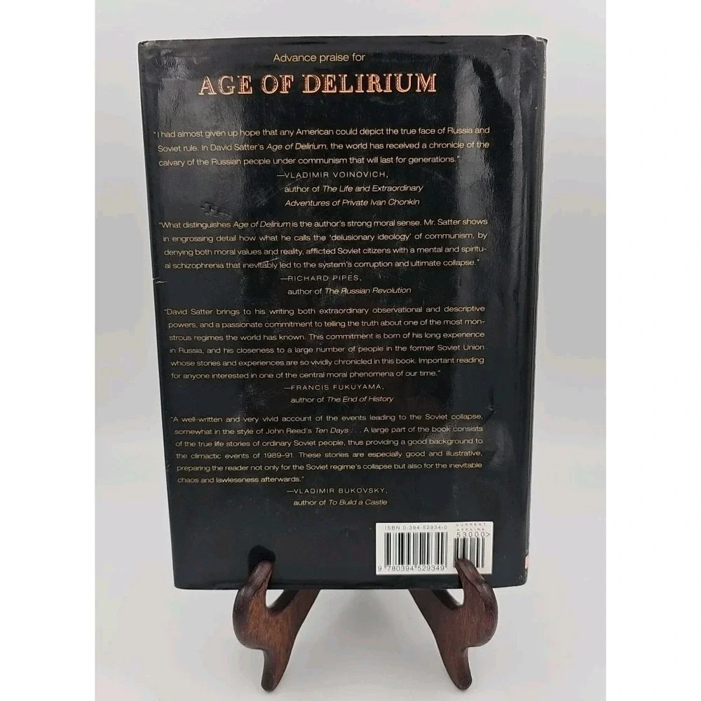 Age of Delirium: The Decline and Fall of the Soviet Union Hardcover David Satter